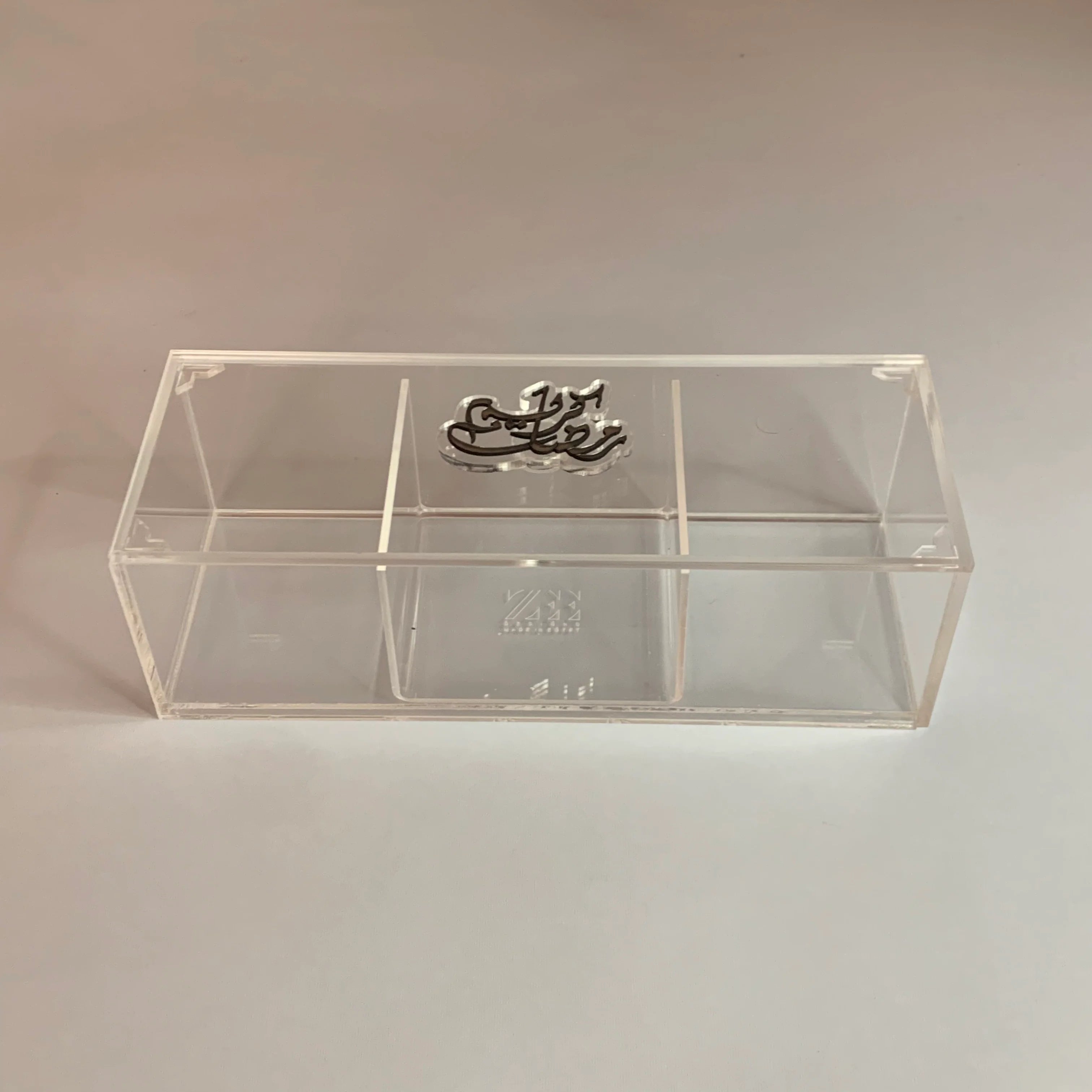 Zee Designs Plexi Glass Ramadan Kareem Boxes