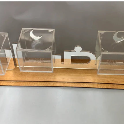 Zee Designs Plexi Glass Ramadan Treats Stand