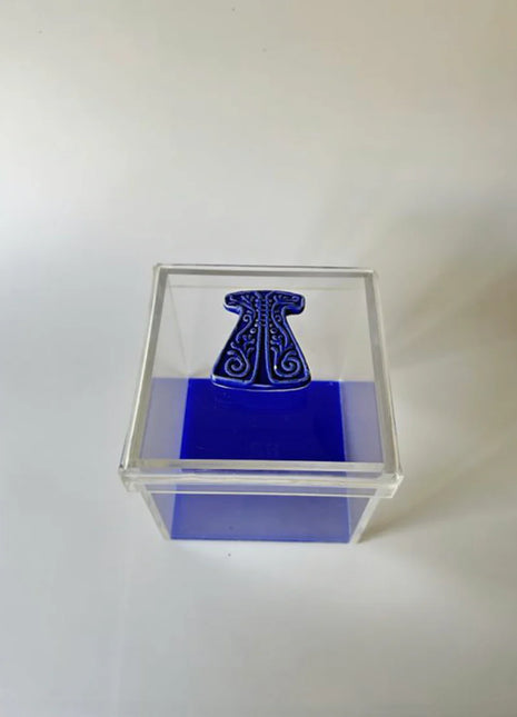 Zee Designs Plexi Glass Porcelain Kaftan Box