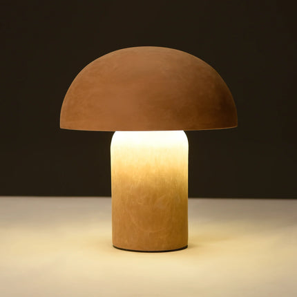 Cove Designs Truffle Velvet Table Lamp