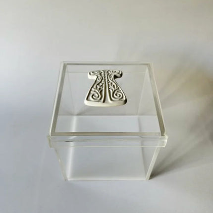Zee Designs Plexi Glass Porcelain Kaftan Box