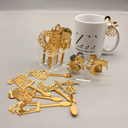 Zee Designs Plexi Glass Ramadan Decorative Adornments