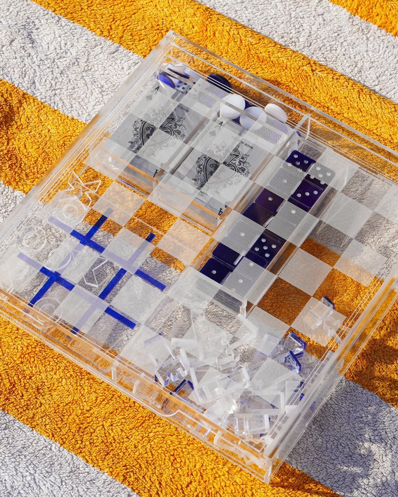 Zee Designs Plexiglass 5-in-1 Game Box