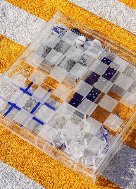 Zee Designs Plexiglass 5-in-1 Game Box