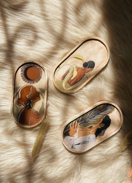 Wasl Beauty of Silence Boho Trays/Coasters