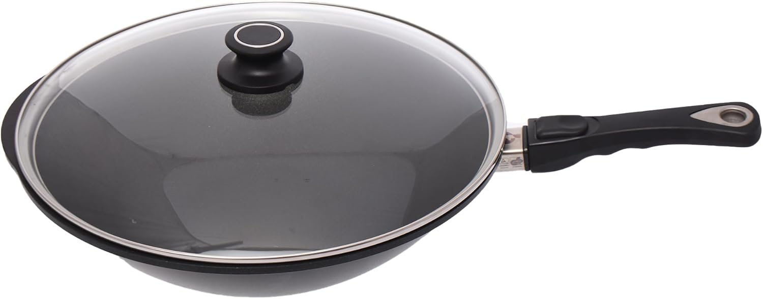 First Titanium Pan first-titanium-wok-pan-with-removable-handle – Deco Housewares