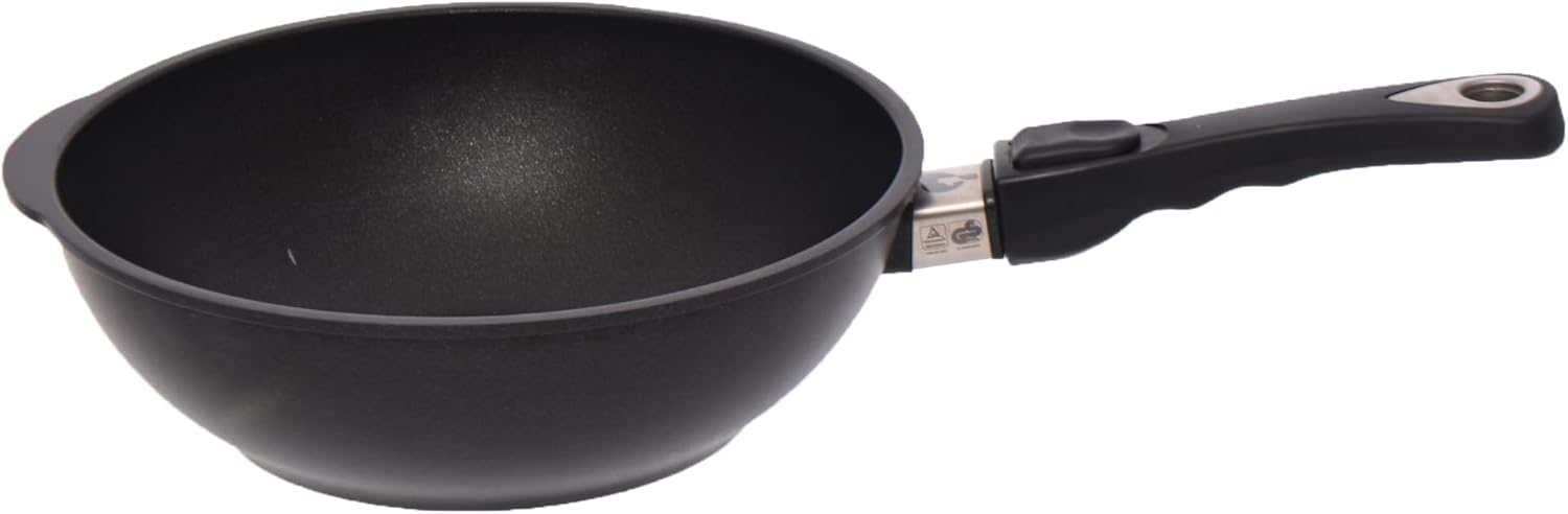 First Titanium Wok Pan with Removable Handle 26 cm