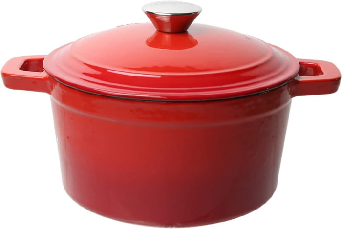 BergHoff Ron 21 cm Cast Iron Round Dutch Oven Red