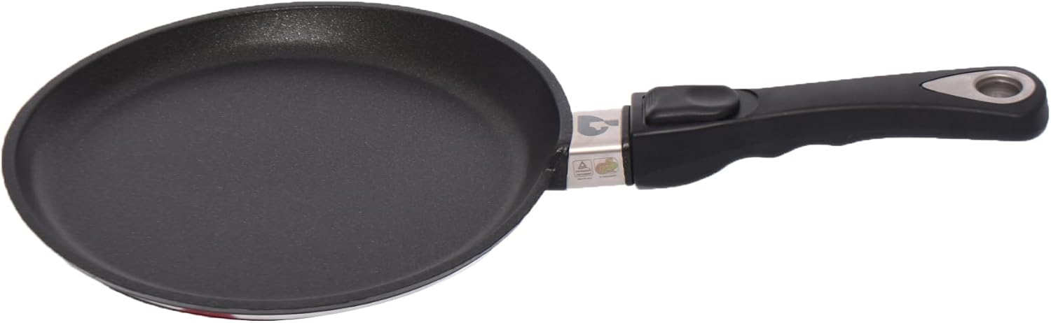 First Titanium Crepe Pan with Removable Handle, 24 cm