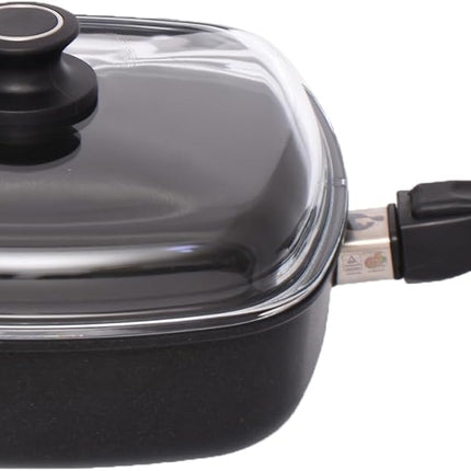 First Titanium Square Deep Pan with Removable Handle, 26 cm