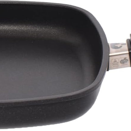 First Titanium Flat Square Pan with Removable Handle, 26 x 26 cm