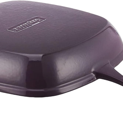 BergHoff Ron 29cmx29cm Cast Iron Grill Pan Purple