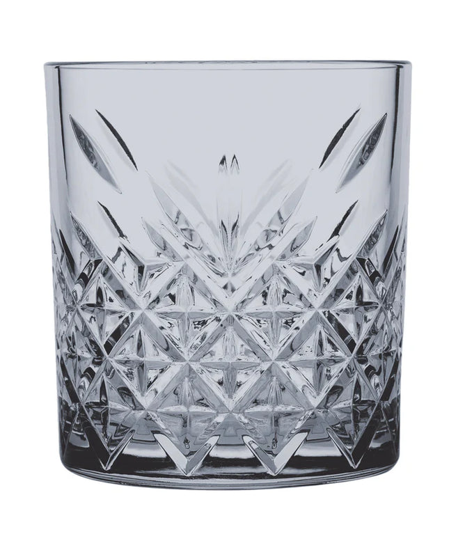 Pasabahce Timeless Old Fashioned Glass - Grey, 345 ml