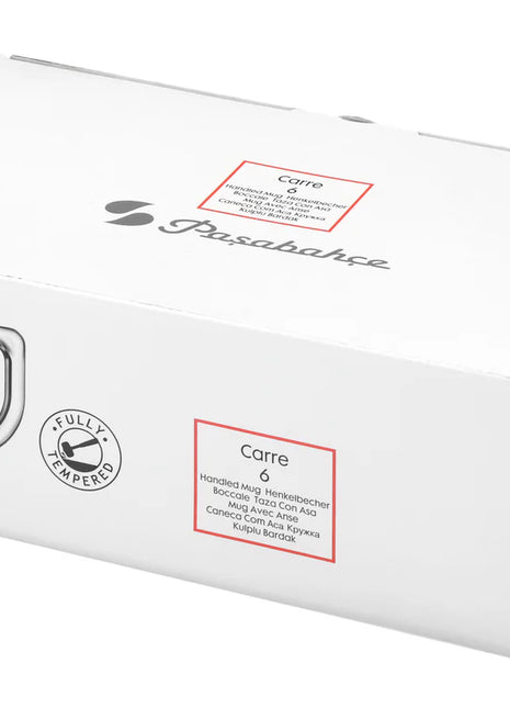 Pasabahce Carre Mug (Set of 6) 270ml