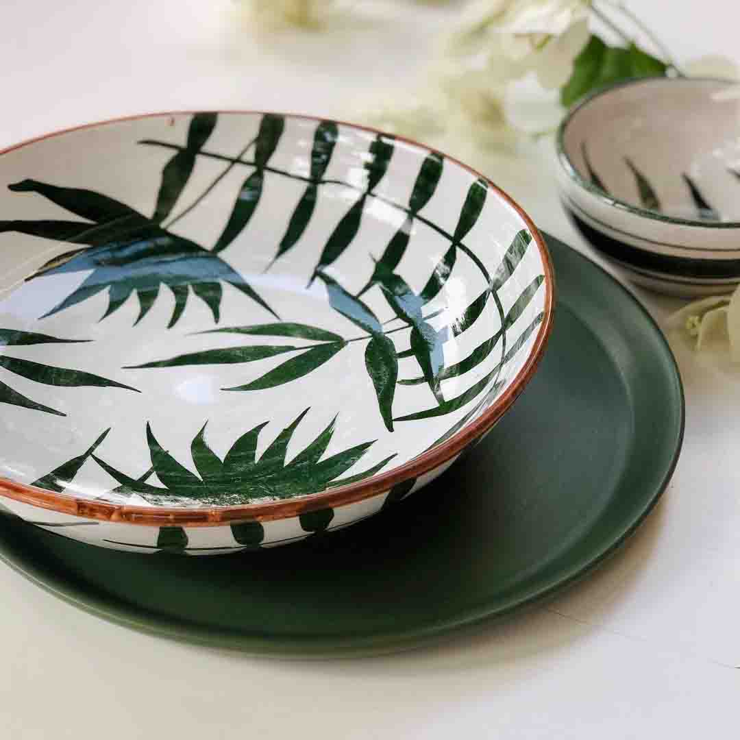 Khan Elsaada Palm Leaves Dinner Set