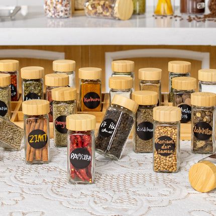 Spice Jar Set (24 Pcs)