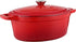 BergHoff Ron 34cmx25.5cm Cast Iron Oval Casserole Red