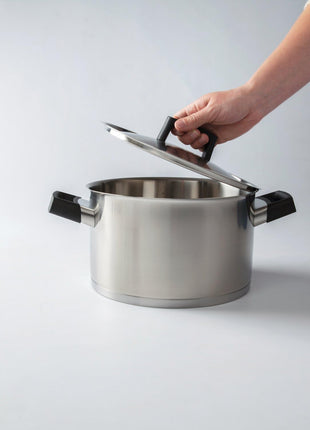 BergHoff Ron Covered Stockpot Stainless Steel 24 cm