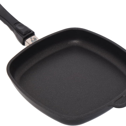 First Titanium Flat Square Pan with Removable Handle, 26 x 26 cm
