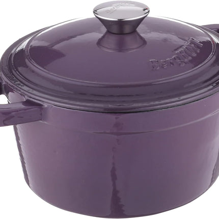 BergHoff Ron 21cm Cast Iron Round Dutch Oven Purple