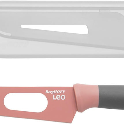 BergHoff Leo 5" Stainless Steel Cheese Knife, Pink