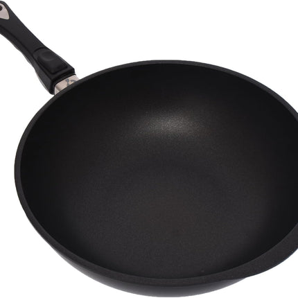 First Titanium Wok Pan with Removable Handle, 3 Liter Capacity, 32 cm