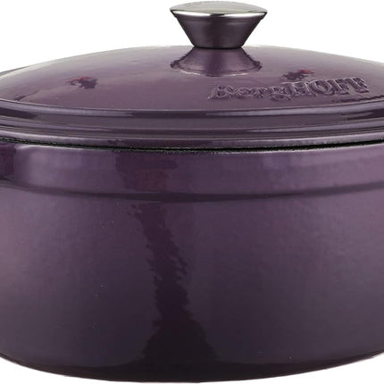BergHoff Ron 29cmx23cm Cast Iron Oval Casserole Purple