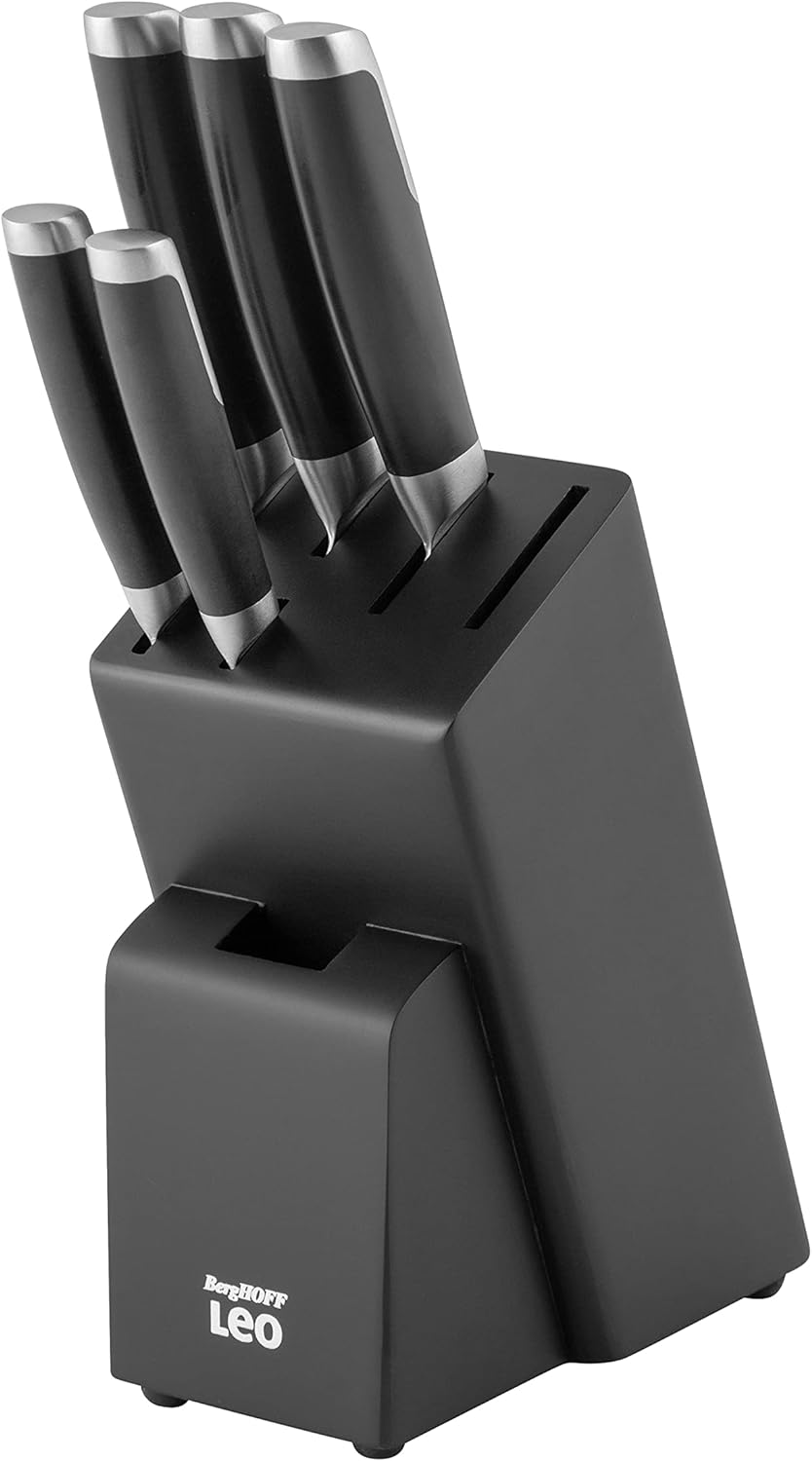 BergHoff Leo 6pc Knife Block set Graphite