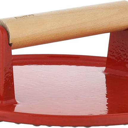 BergHoff Ron Cast Iron Steak Press Red 23cm