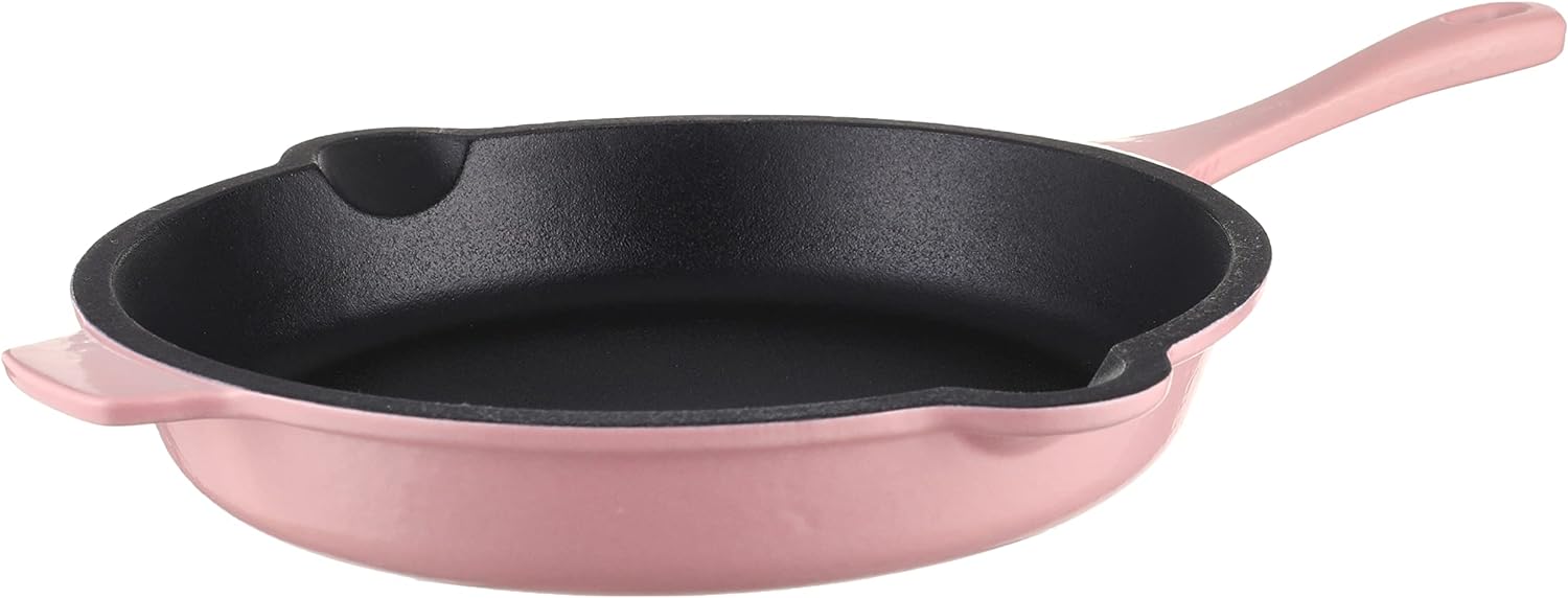 BergHoff Ron 27cm Cast Iron Fry Pan Pink