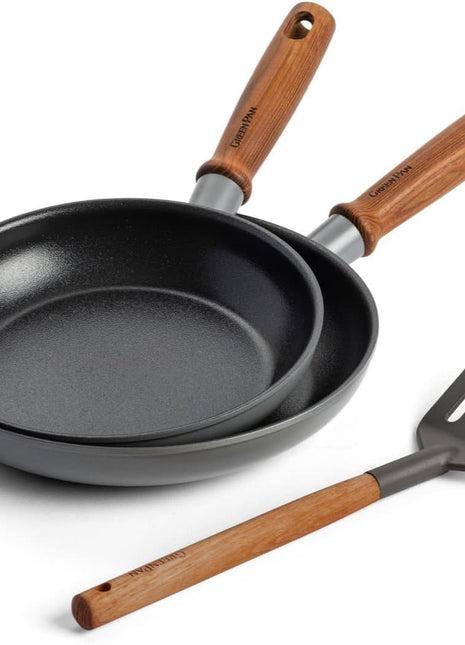 GreenPan Mayflower Ceramic Nonstick, 20cm and 24cm Frying Pan Skillet Set