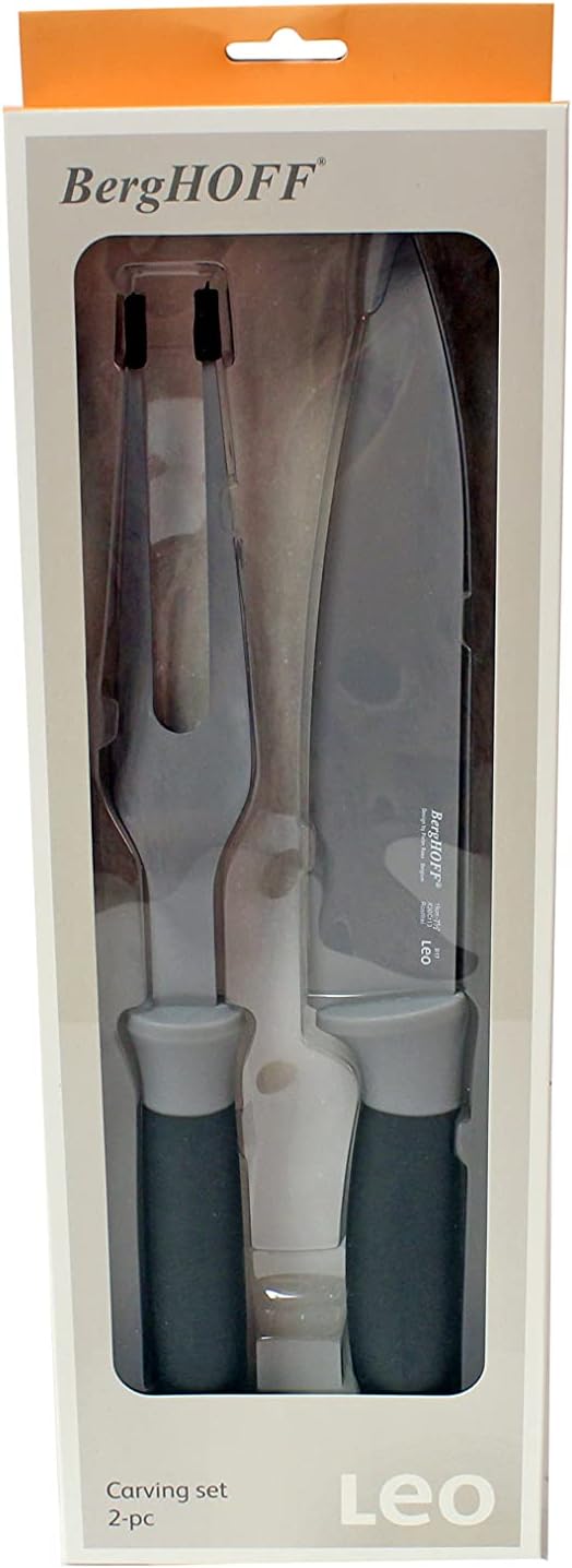 BergHoff Leo 2 Pcs Carving Set Grey