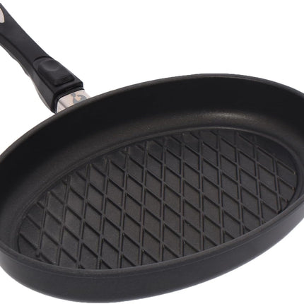 First Titanium Grill Pan with Removable Handle 35 cm