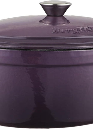 BergHoff Ron 34cmx25.5cm Cast Iron Oval Casserole Purple