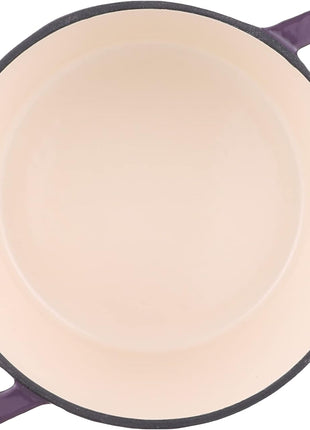 BergHoff Ron 21cm Cast Iron Round Dutch Oven Purple