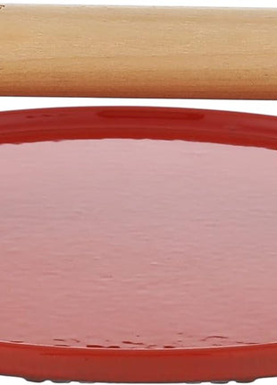 BergHoff Ron Cast Iron Steak Press Red 23cm