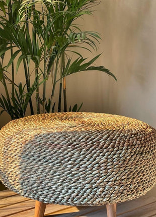 Handmade Khoos Pouf with Legs