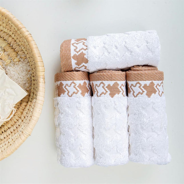 J Linens Beige Stars Mini-Set