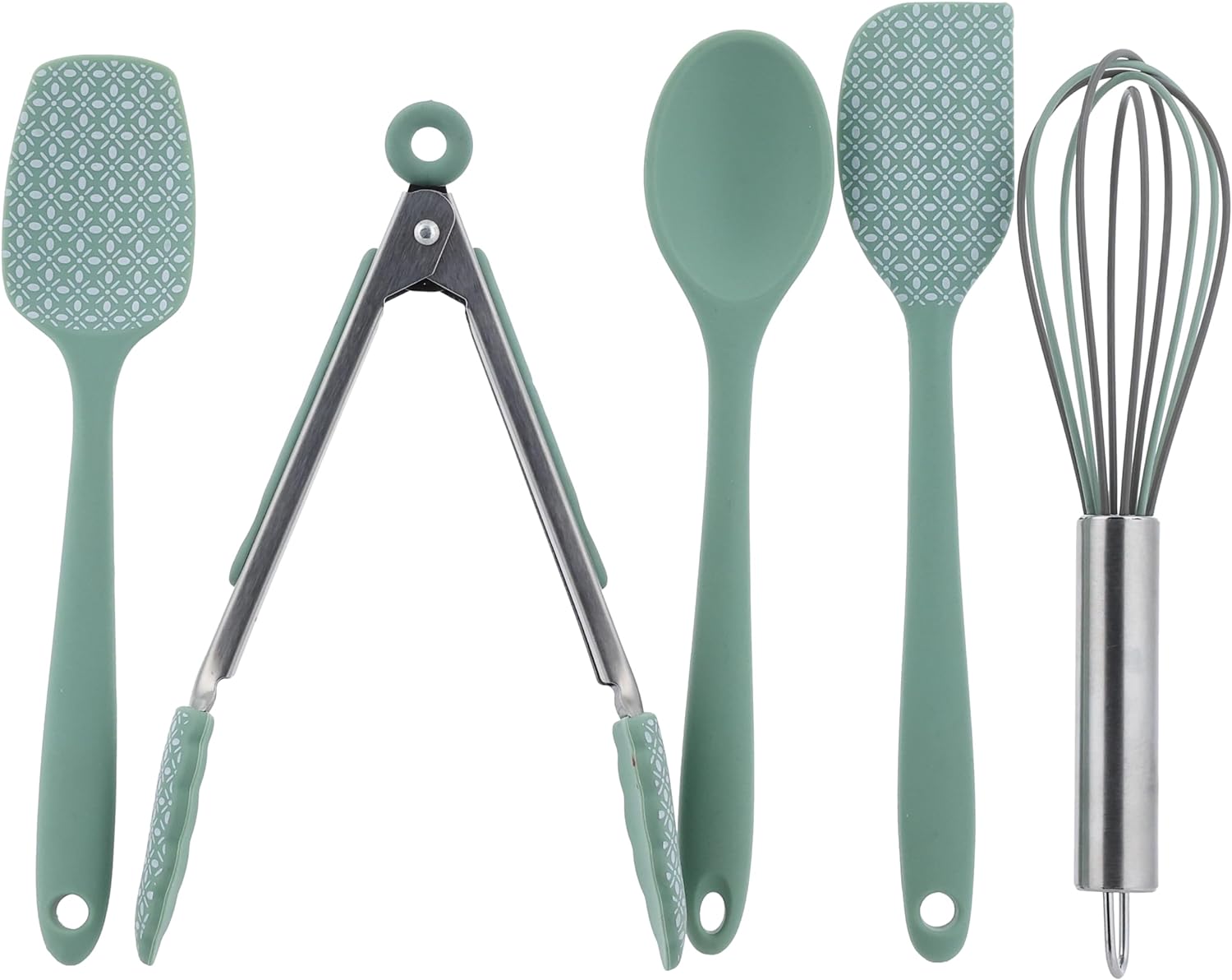 Danny Home Small Silicone Utensil Set of 5 Pieces (Mini Set)