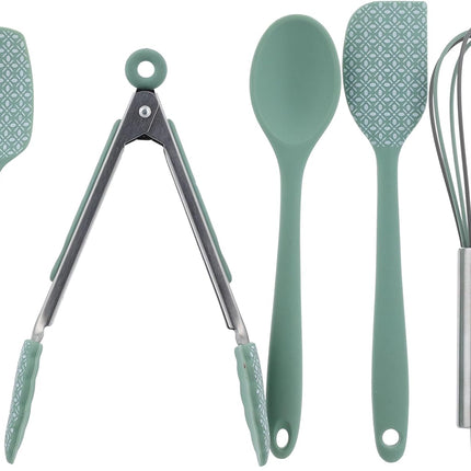 Danny Home Small Silicone Utensil Set of 5 Pieces (Mini Set)