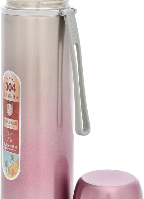 Thermos Bottle 500ml Vacuum Insulated Stainless Steel with Cap