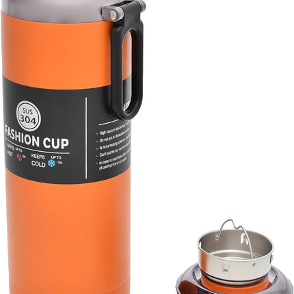 Thermos Bottel 1 L Vacuum Insulated Stainless Steel with Cap