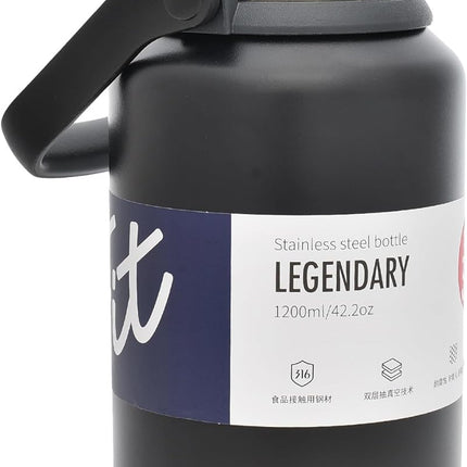 Thermos Bottel 1.2 L Vacuum Insulated Stainless Steel with Cap