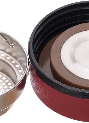 Thermos 400ml Hard Glass with Vacuum Cap