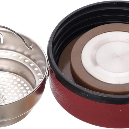 Thermos 400ml Hard Glass with Vacuum Cap