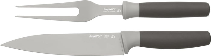 BergHoff Leo 2 Pcs Carving Set Grey