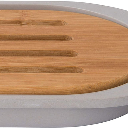 BergHoff Leo Bamboo Baguette cutting board with crumb tray