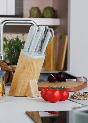 BergHoff Leo 7pc Knife Block set Spirit