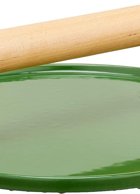 BergHoff Ron Cast Iron Steak Press Green 23cm