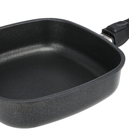 First Titanium Deep Square Pan with Removable Handle, 24 x 24 cm